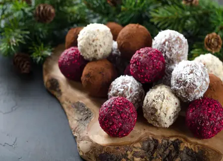 Truffes chocolat aux fruits secs