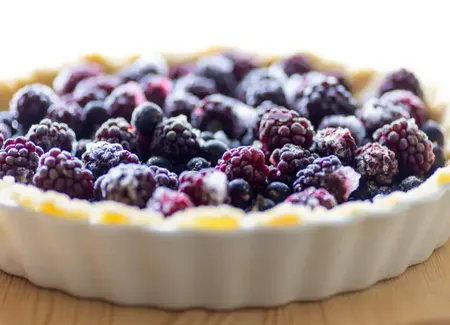 Tarte aux mûres et au mascarpone