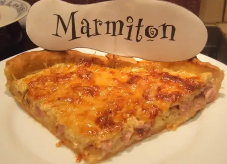 La quiche oignons / comté diététique