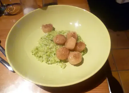 Risotto aux coquilles saint-jacques