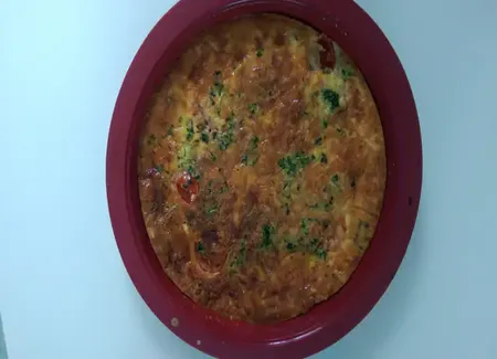 Quiche sans pâte aux courgettes
