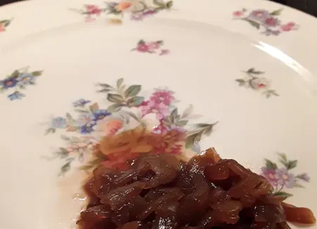 Confit d'oignons de roscoff maison