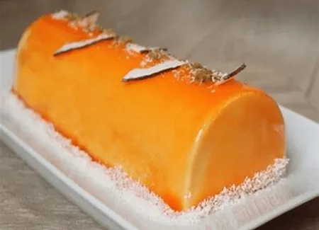 Bûche glacée exotique