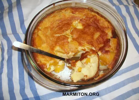 Clafoutis aux pêches et épices