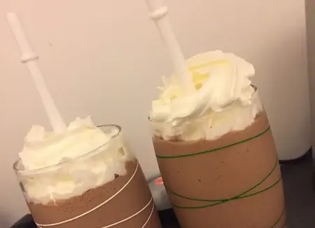 Milkshake vanille-nutella
