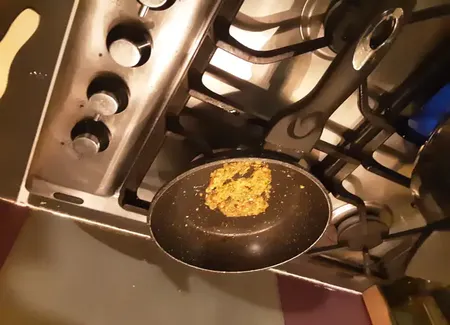 Pâtes parfumées à l'huile et à l'ail