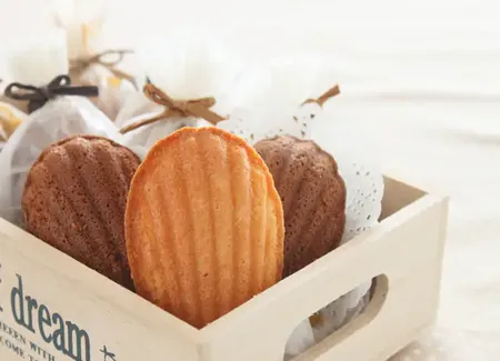 Madeleines chocolat- noix de coco