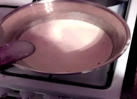 Sauce à la crème d'échalotes