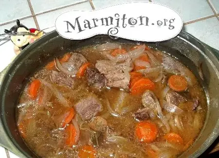 Boeuf à la bière blonde