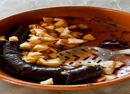 Boudin noir aux pommes et miel
