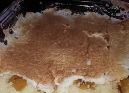 Pommes au riz meringuées