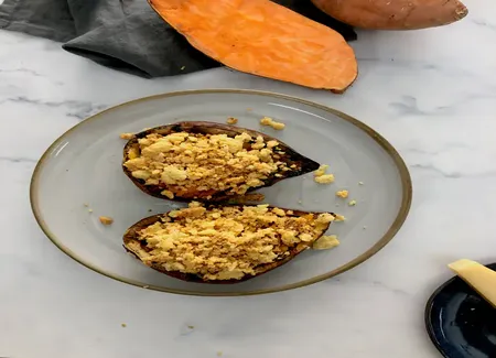 Crumble de patate douce