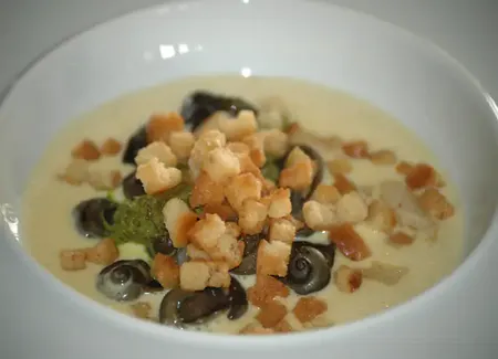 Escargots à l'ail revisités