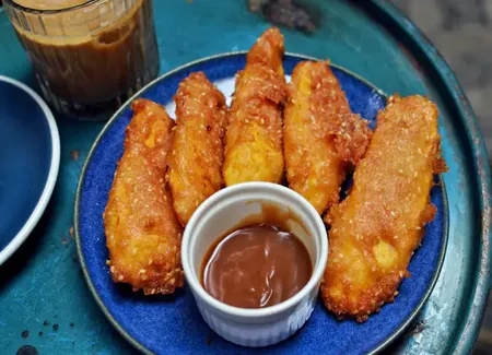 Beignets bananes raisins