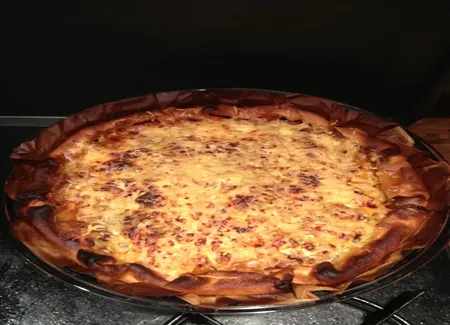 Tarte vite-faite à la tomate