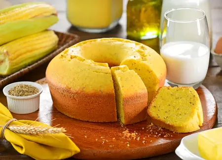 Gâteau à la farine de maïs