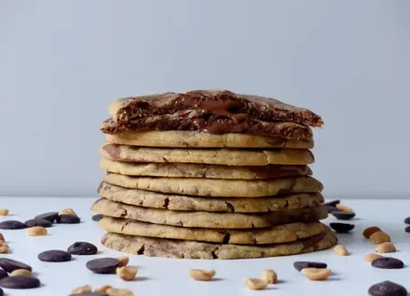 Double cookie coeur fondant chocolat