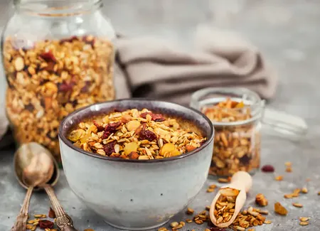Granola peu sucré
