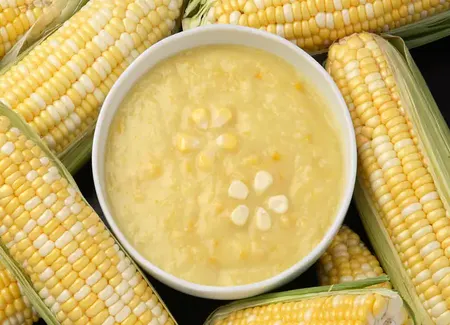 Soupe sucrée au maïs