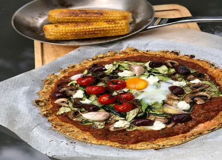 Pizza au chou-fleur