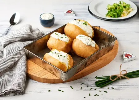 Pommes de terre au four et à la vache qui rit®