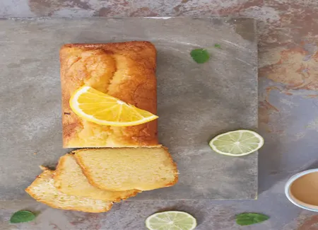 Cake citronné au glaçage acidulé