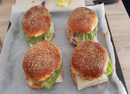 Hamburger de magret du sud-ouest