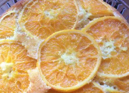 Gâteau renversé à l'orange