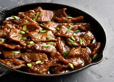 Bœuf lôc lac à la plancha