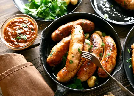 Saucisses végétariennes