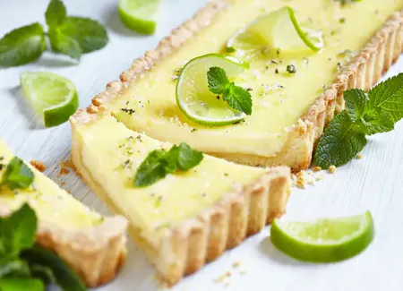 Tarte au citron vert (ou jaune) facile
