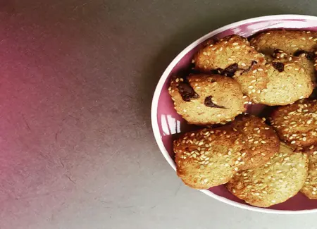 Biscuits au sésame et au miel