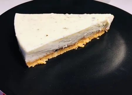Tarte façon cheesecake citron-basilic