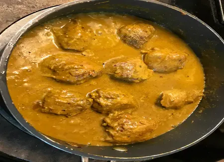 Sot-l'y-laisse de dinde au curry et au lait de coco