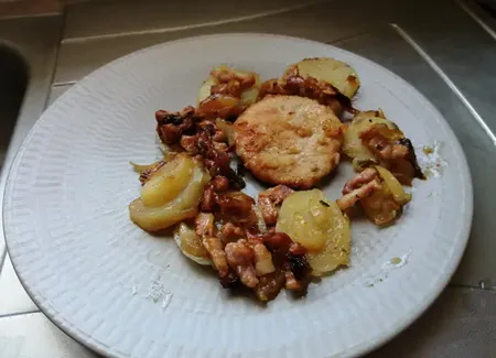 Côtes de porc cuisinées