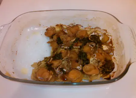 Gratin de courgettes au chèvre et curry