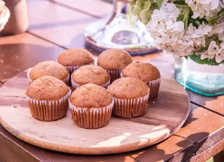 Muffins banane / crème de marrons