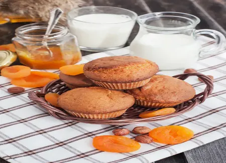 Muffins à la confiture d'abricot