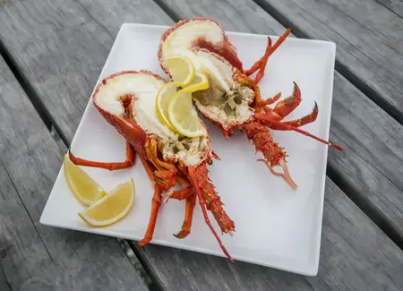 Langouste barbecue