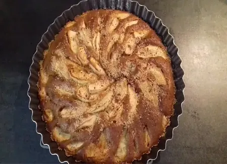 Tarte aux pommes normande revisitée