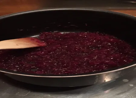 Compote d'oignons rouges