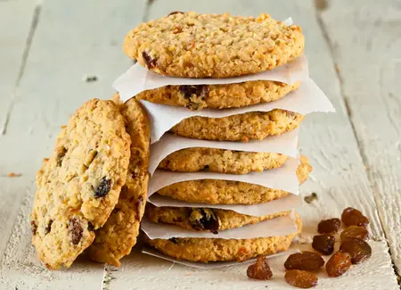 Cookies aux raisins secs