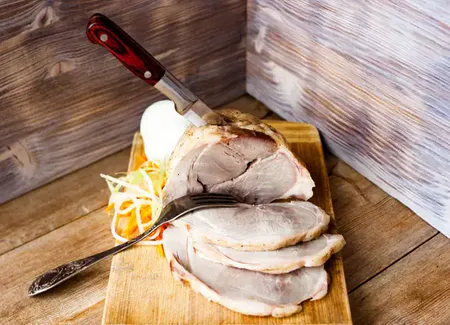 Jambon braisé au cidre de normandie