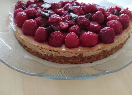 Gâteau aux framboises