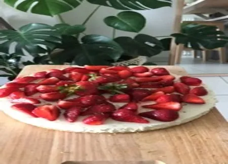 Cheesecake fraises citron vert