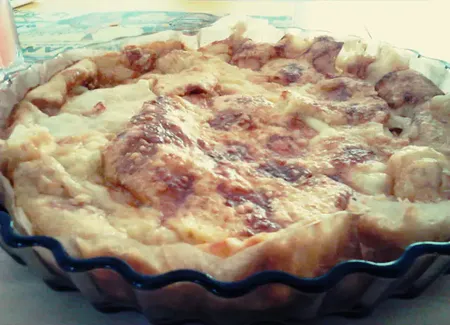 Quiche aux maroilles sans pâte