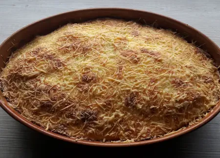 Gratin de chou-fleur au thon et pommes de terre