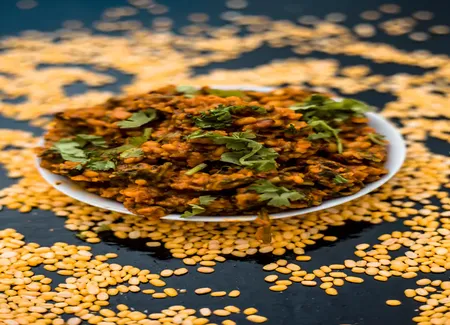 Dal épinards et lentilles