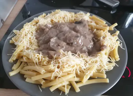 Sauce poulet champignons pour pâtes