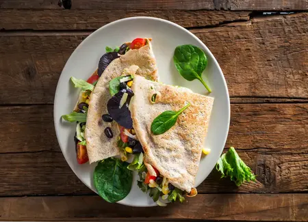 Taloa eta xingar (crêpe de maïs au jambon)